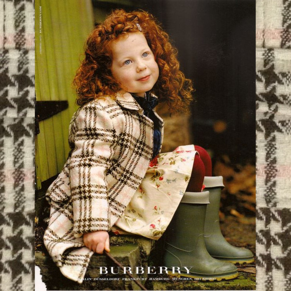 Burberry Other - Burberry girls Nova Check houndstooth coat HP! 
